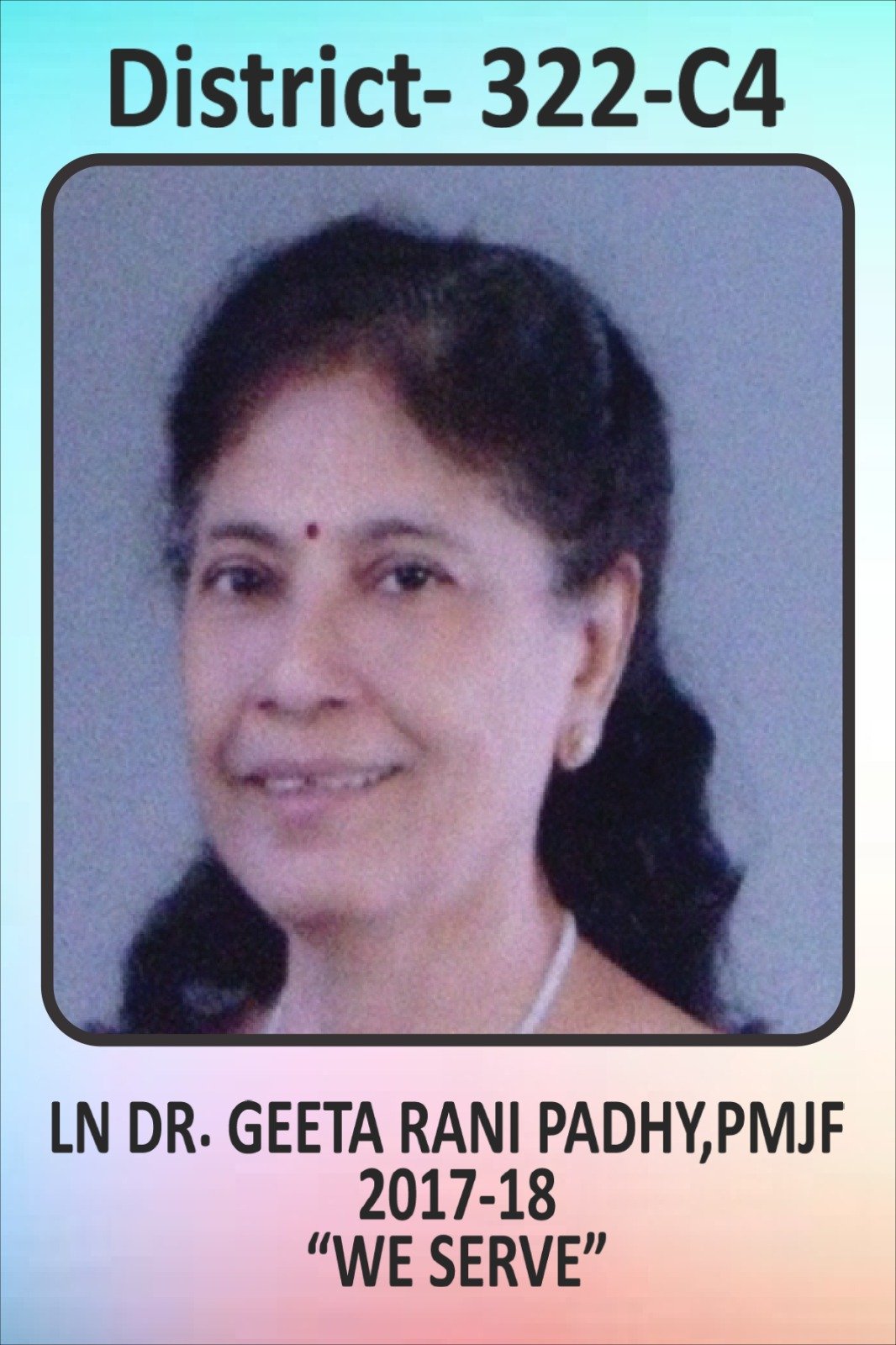 Lion Dr. Geeta Rani Padhy, PMJF